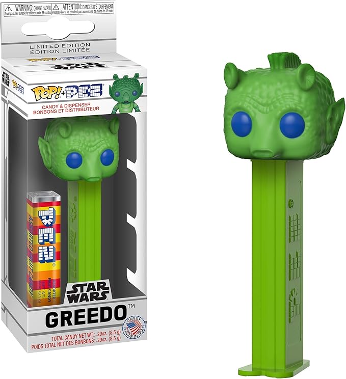 Funko 35973 Pop Pez: Star Wars - Greedo, Multicolor