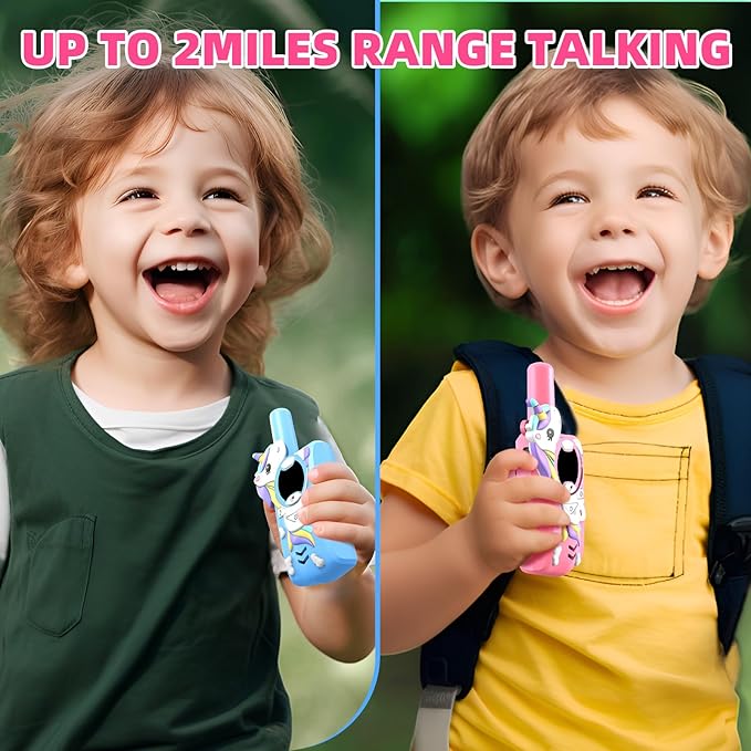Toys for 3-12 Year Old Girls Boys,Walkie Talkies for Kids for Outdoor Hiking 2 Way Radio Gifts for 3-12 Year Old Boy Girl Halloween Birthday Gift