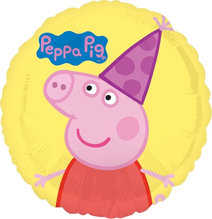 Anagram Peppa and George Happy Birthday Party Supplies Pig Foil Balloon Bouquet Decorations, BQ_4288