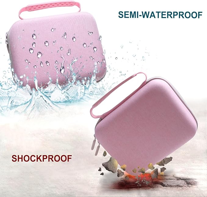 LTGEM Case Compatible with ALLCELE Girls Robot Toy/Miko Mini Robot(Inside: 7.2"×5.8"×3.1"), Pink