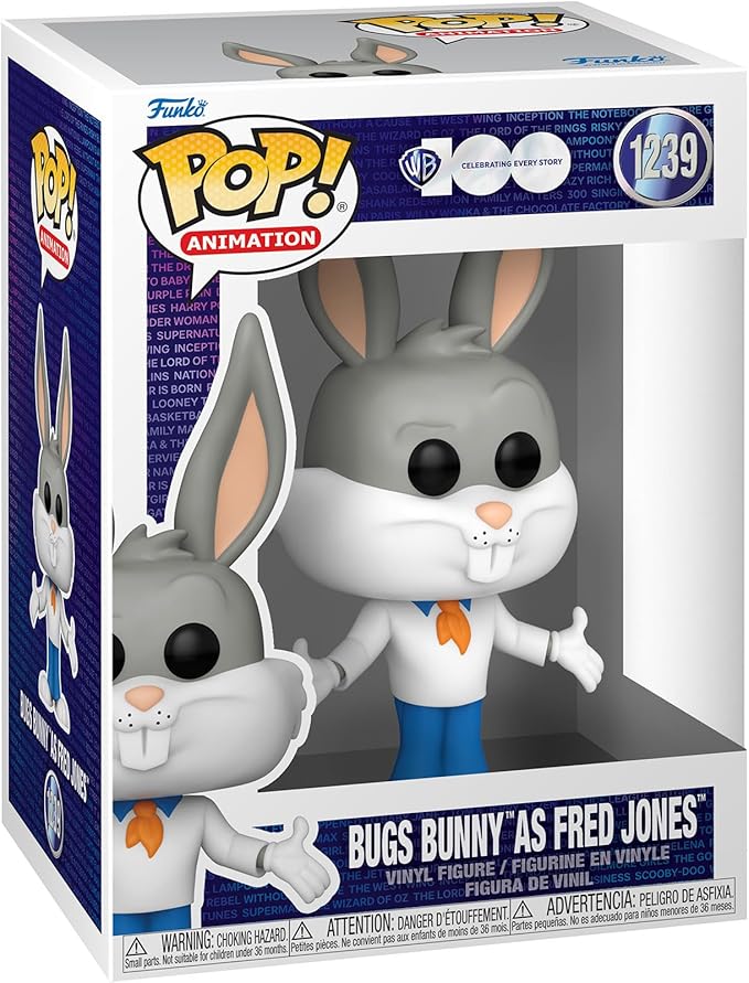 Funko Pop! Animation: WB 100 - Looney Tunes, Bugs Bunny as Fred Jones
