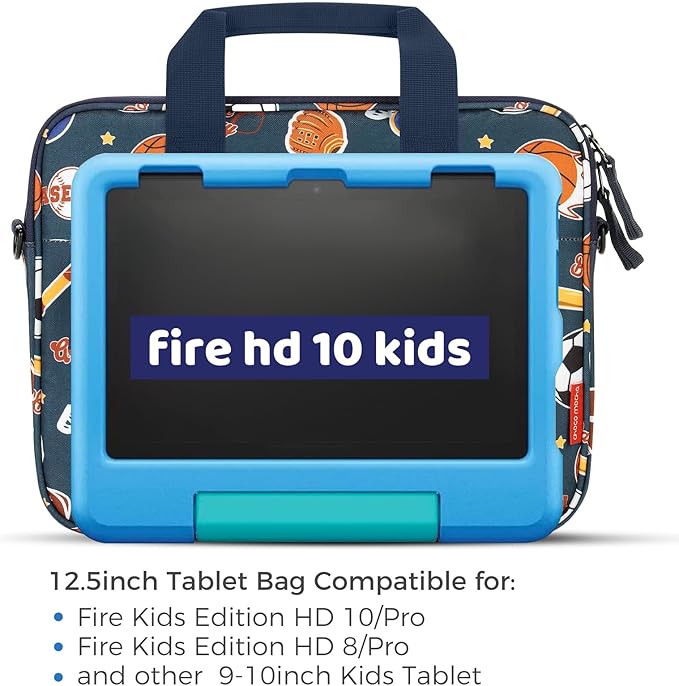 Choco Mocha Kids Tablet Sleeve Bag for Boys & Girls, (10-12.5Inch)