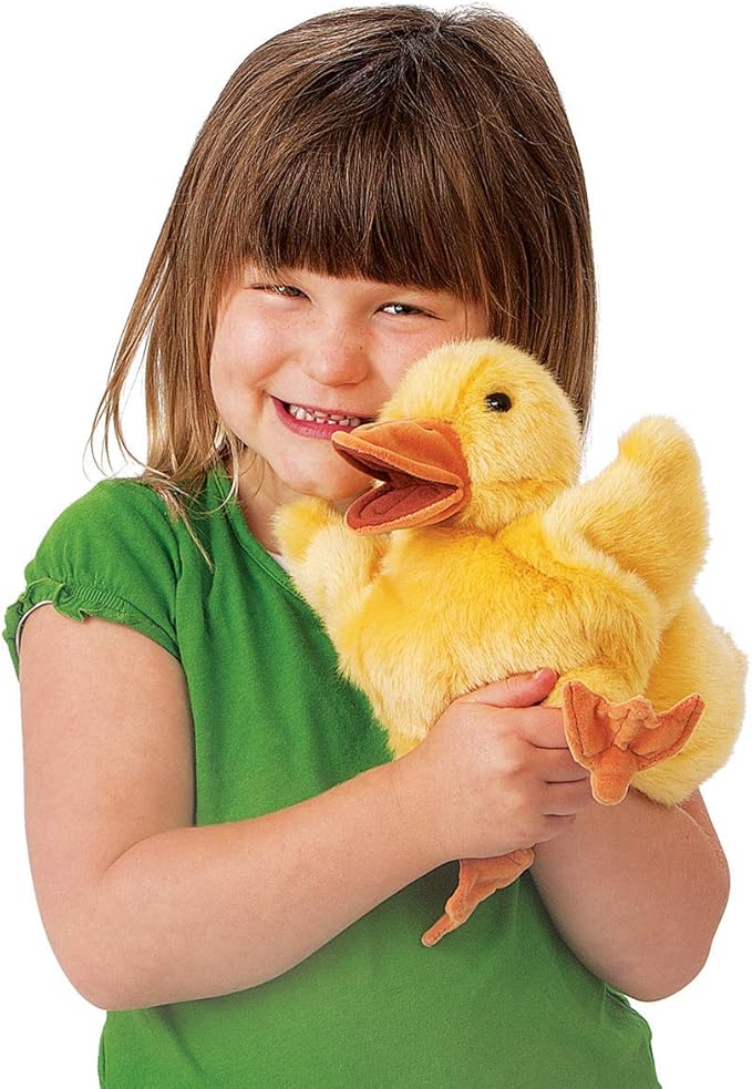 Folkmanis Duckling Hand Puppet, Yellow, 1 EA (2922)