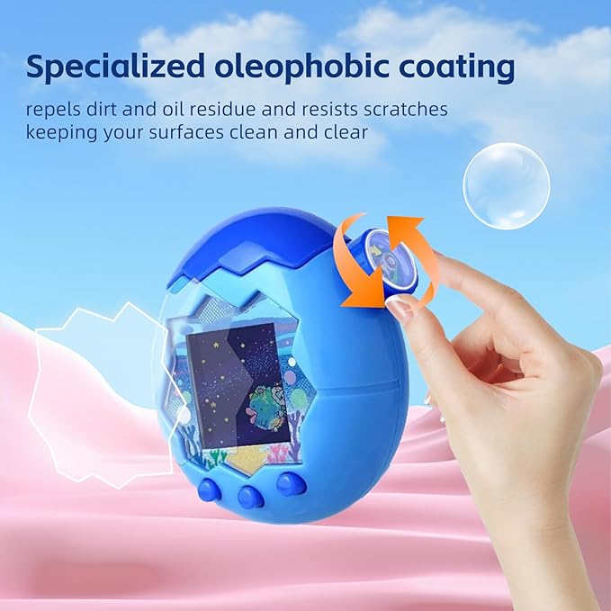 Silicone Cover for Tamagotchi Paradise,Silicone Cover Case for Tamagotchi Paradise Interactive Virtual Pet with Lanyard Screen Protector Button Film for Girl boy