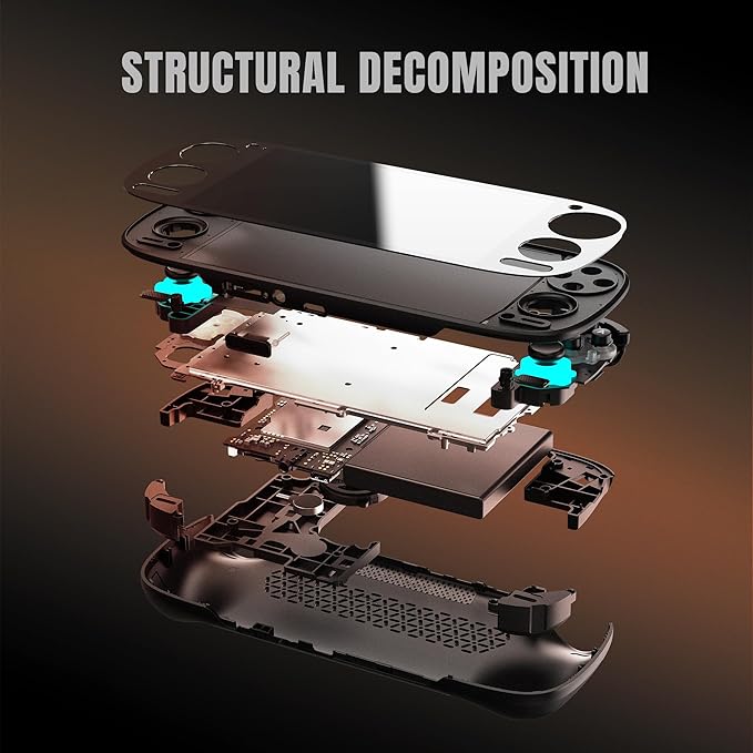 Retroid Pocket 5 Retro Handheld Game Console, 8+128G, 5.5-inch Touchscreen 1080p Portable Android Gaming Handheld with Adreno 650 GPU & WiFi 6/BT5.1, Snapdragon 865 Processor, Android 13 (16Bit)