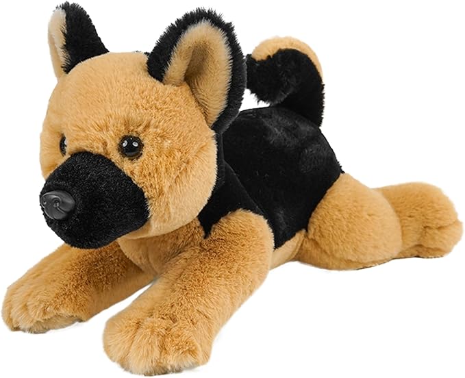 Plush Toy Stuffed Dog Animal Soft Plushie Puppy Dog Plush Stuffed Animal for Children Toddlers Boys Girls Birthday Christmas Cute Puppy Plush German Shepherd