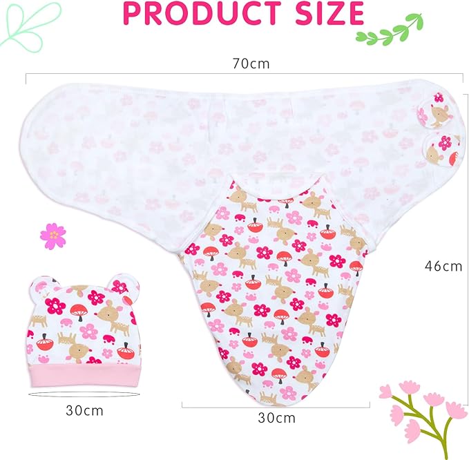 Reborn Baby Doll Clothes Accessories 17-22 Inch Reborn Dolls Clothes Pink Flower Baby Doll Clothing
