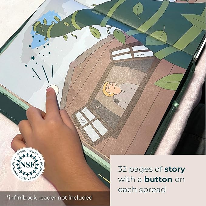 Cali's Books Jack and The Beanstalk infinibooklet - infinibook Interactive Storybook for Kids, Learning Book for Toddlers