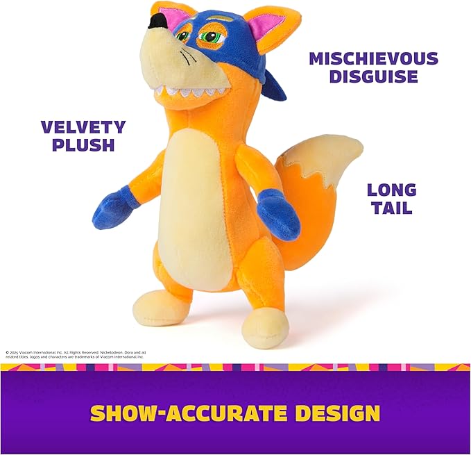Dora Official Boots Plush Doll, Educational Toys