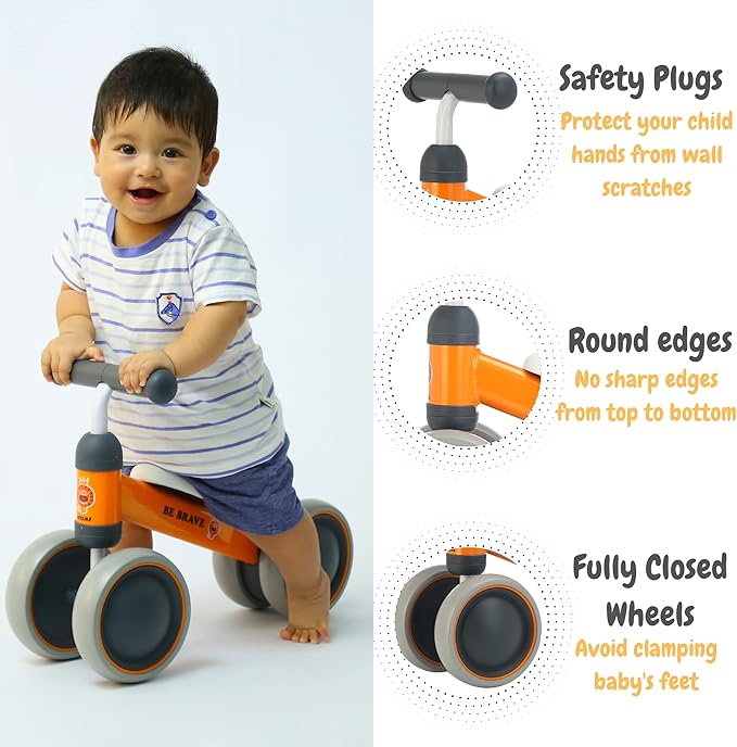 BEKILOLE Balance Bike Toys for 1 Year Old boy&girls - Train Your Baby from Standing to Running | Ideal First Bike and 1st Birthday Gifts