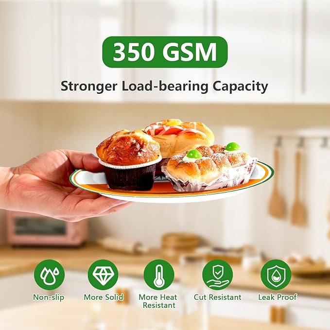 96 Pcs India Flag Party Decorations Disposable Indian Flag Paper Plates and Napkins India Independence Day Tableware Set for 15th August Country Decoration Patriotic Events Party Supplies, Serves 24