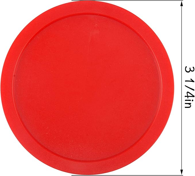 ONE250 3 1/4 inch Air Hockey Pucks, Full Size Goal Packs Replacement Accessories for Game Tables (6 Pcs)