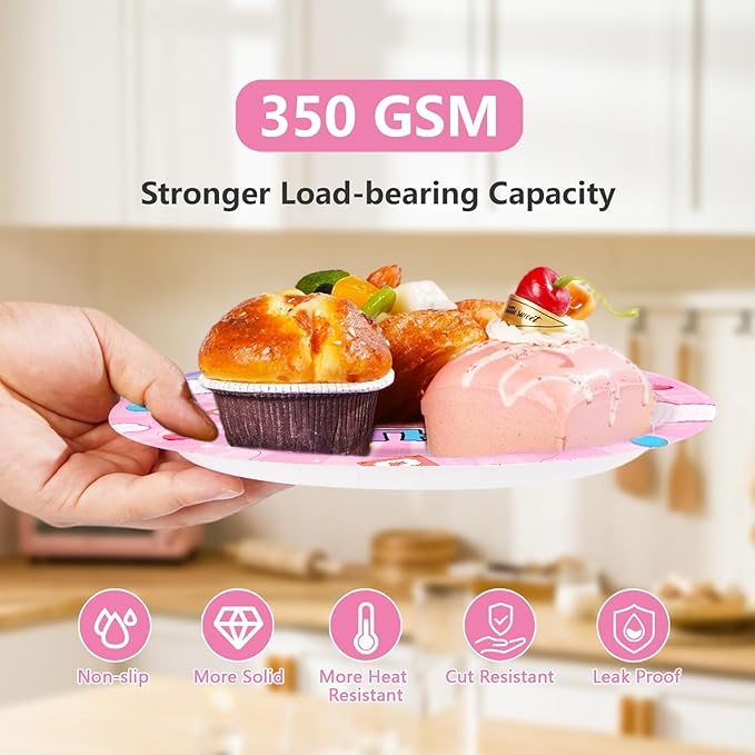 96Pcs Pink and Yellow 4th Birthday Decorations Princess Pink and Yellow Party Plates and Napkins Disposable Tableware for 4 years Old Girls Princess Birthday Party Decorations Serve 24