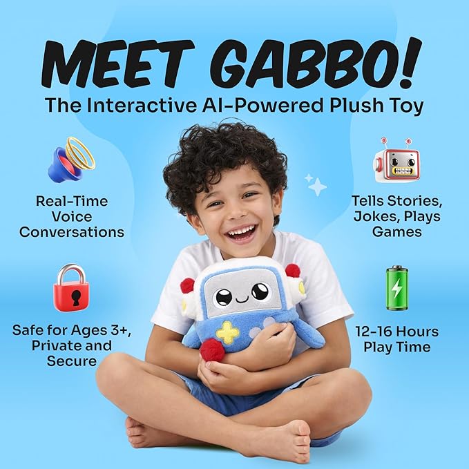 CURIO Interactive AI Learning Toy, Voice-Powered, WiFi Connected, Ages 3+ (GABBO)