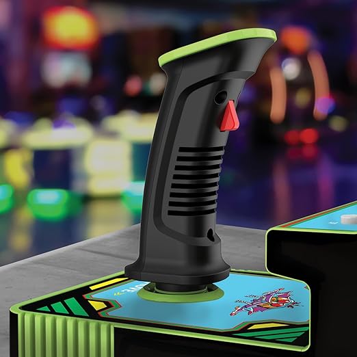 My Arcade Galaga Joystick Player : Officially Licensed Galaga and Galaxian Video Game Console, Fun Portable Mini Game 3.2" Full Color Display