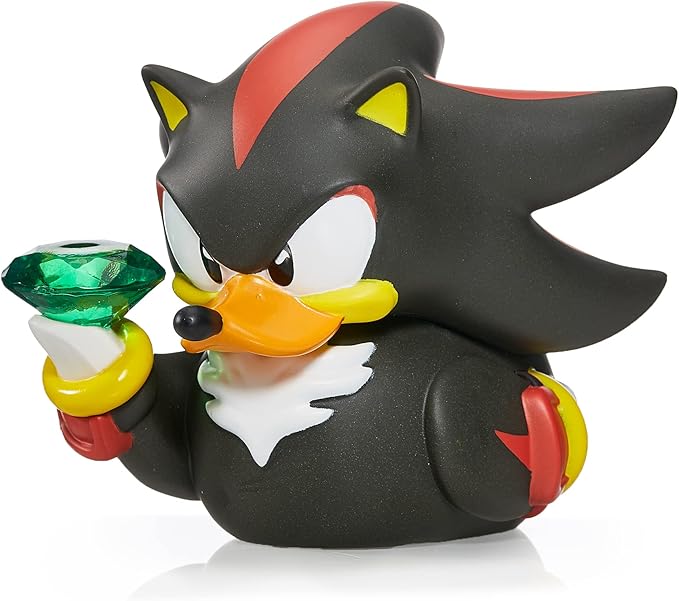 TUBBZ Boxed Edition Shadow Collectible Vinyl Rubber Duck Figure - Official Sonic The Hedgehog Merchandise - Action TV, Movies & Video Games