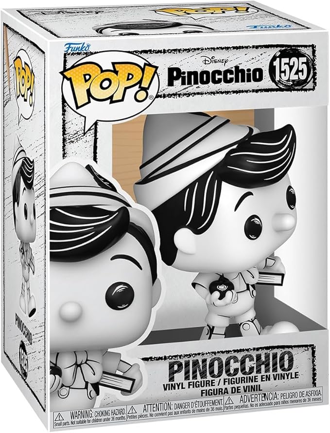 Funko POP Disney: Sketched - Pinocchio - Collectable Vinyl Figure - Gift Idea - Official Merchandise - for Kids & Adults - Movies Fans - Model Figure for Collectors and Display