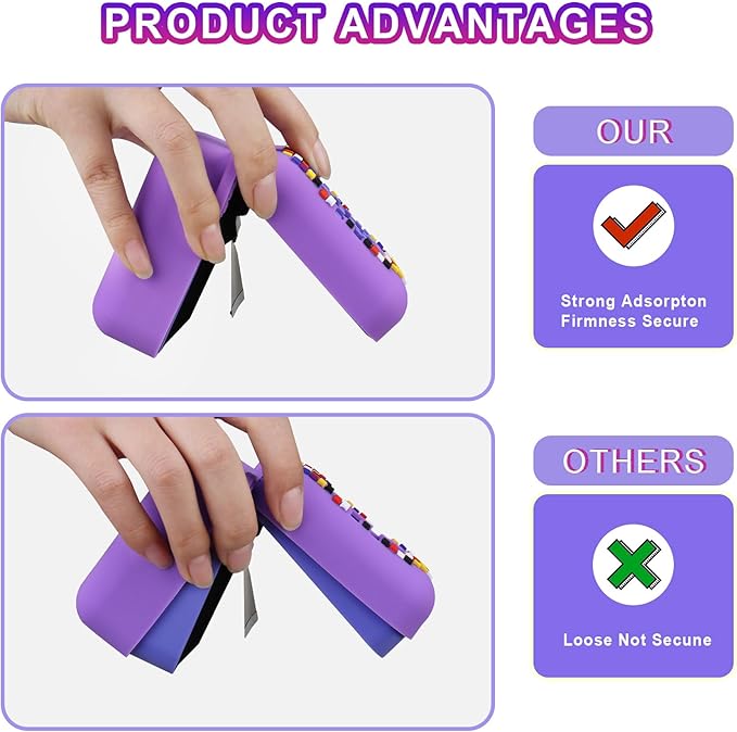 Canboc Silicone Case for Bitzee Orginal Interactive Toy Digital Pet, Protective Skin Cover for Bitzee Virtual Electronic Digital Pet, Purple (Case Only)
