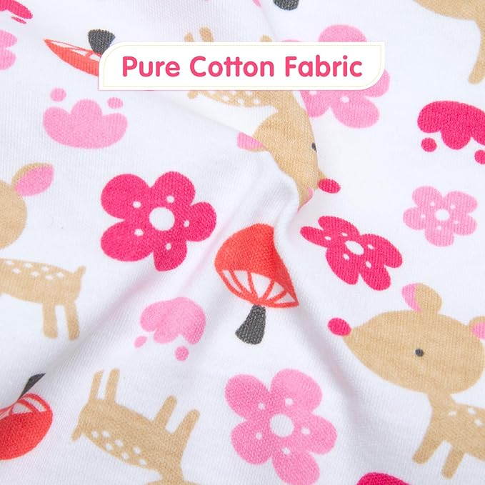 Reborn Baby Doll Clothes Accessories 17-22 Inch Reborn Dolls Clothes Pink Flower Baby Doll Clothing