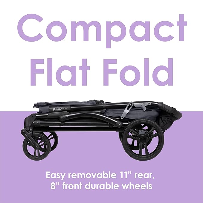 Baby Trend Navigator Plus 2-in-1 Stroller Wagon, Dash Plum