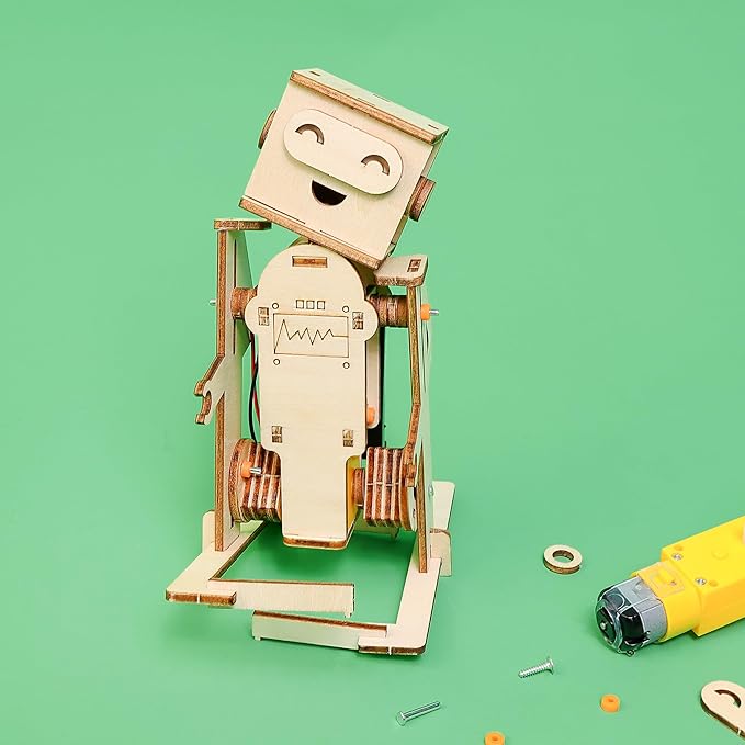 WalkieBot Personalizable DIY Kit, Customizable with Laser-Engraved Name, Personalized Creative Gift
