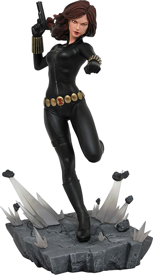 Diamond Select Toys Marvel Premier Collection: Black Widow Resin Statue, Multicolor, 11 inches