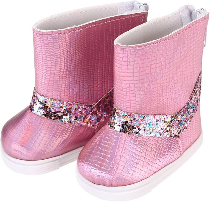 6 Pairs Doll Shoes Fits 18 Inch Dolls American Doll Accessories Different Doll Styles Dress up
