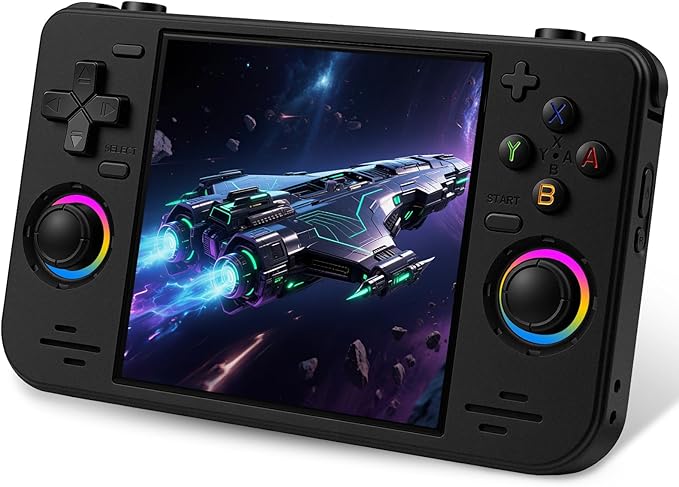 RF40H Handheld Game Console, 4.0" Retro Gaming Console Preloaded 20,000+ Classic Games, Open Source Linux System, Support WiFi Online Play, Portable Pocket Hand Held Video Game (Black)