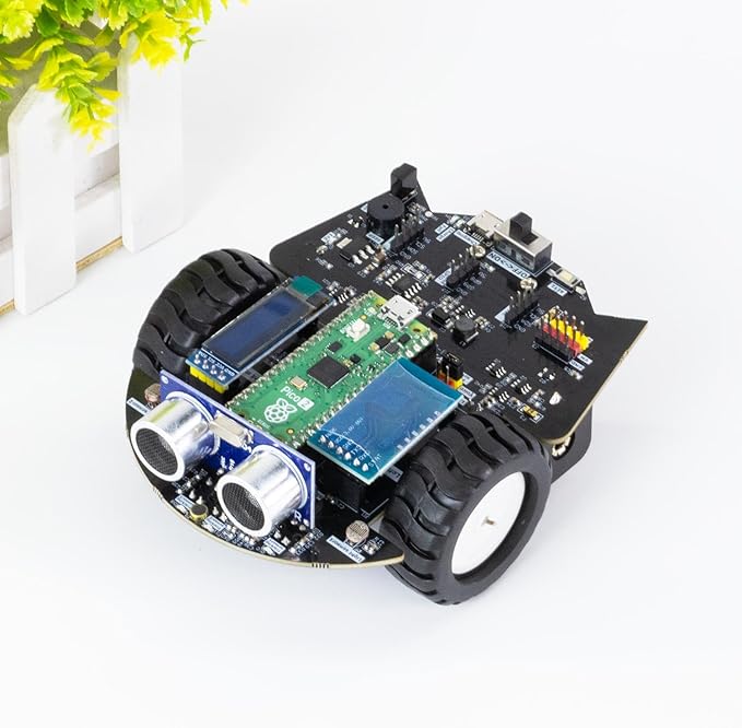 Yahboom Raspberry Pi Pico2 Smart Robot Car Starter Programming Robot Kit DIY MicroPython Scientific Electronics Programming Project Kit