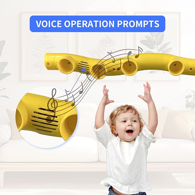 Remote Control Reflex Stick Game, Family Interactive Reaction Time Training - Falling Sticks Challenge for Hand Eye Coordination Training, Party Reflex Challenge Games & Adults/Kids (Yellow)