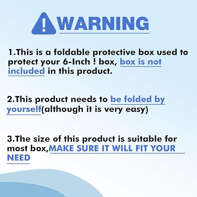 Yexiya 6 Pack Clear Plastic Display Case, 8.2 x 6.7 x 5.7 Inches, Shatterproof Alternative to Glass Box, Multipurpose Display Stand for Collectibles, Action Figures, Home Collectibles Dolls Storage