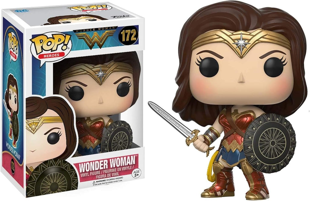 Funko POP Movies DC Wonder Woman Movie Wonder Woman Action Figure, Multicolor, Standard