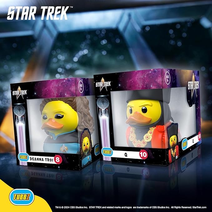 TUBBZ Boxed Edition Deanna TROI Collectible Vinyl Rubber Duck Figure - Official Star Trek Merchandise - Sci-Fi TV, Movies & Video Games