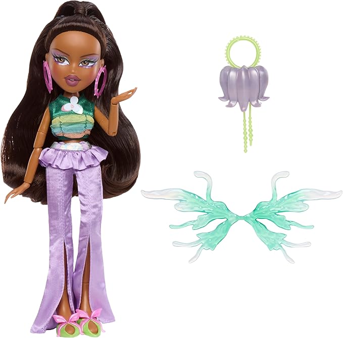 Bratz Fashion Pixiez Sasha Collectible Fantasy Doll with Real Fashions and Accessories