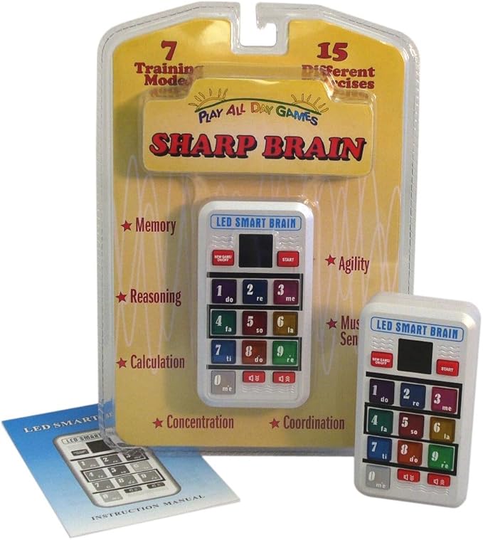 Play All Day Games Sharp Brain White