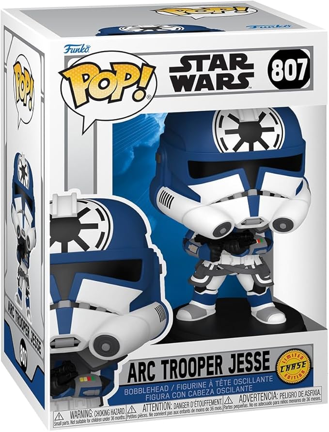 Funko Pop! Star Wars: Clone Wars - ARC Trooper Jesse - 1/6 Odds for Rare Chase Variant - Collectable Vinyl Figure - Gift Idea - Official Merchandise - Toys for Kids & Adults