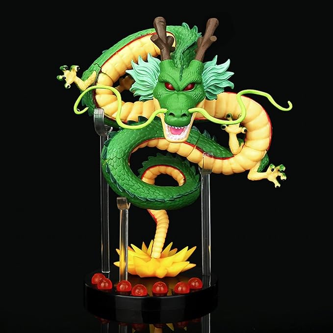 The Novel Children's Toy Dragon Transparent Play Balls Set Contains Dragon Statue + Ball 4.3cm + Acrylic Base + LED Disc+Gift Box Star can be Used as Home Decoration, Birthday Gifts and Toys