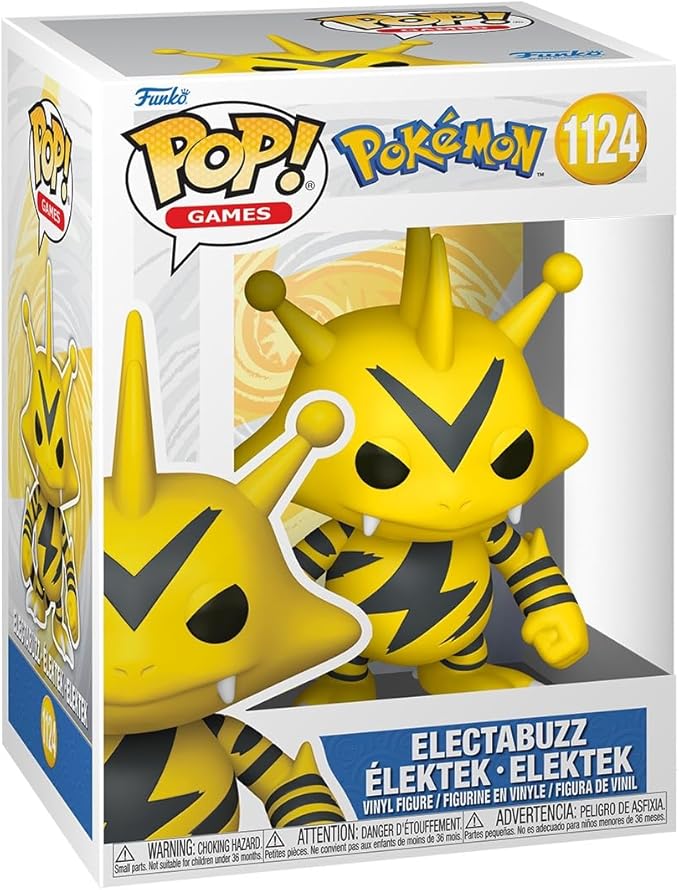 Funko Pop! Games: Pokemon - Electabuzz - Collectable Vinyl Figure - Gift Idea - Official Merchandise - Toys for Kids & Adults - Video Games Fans - Model Figure for Collectors and Display