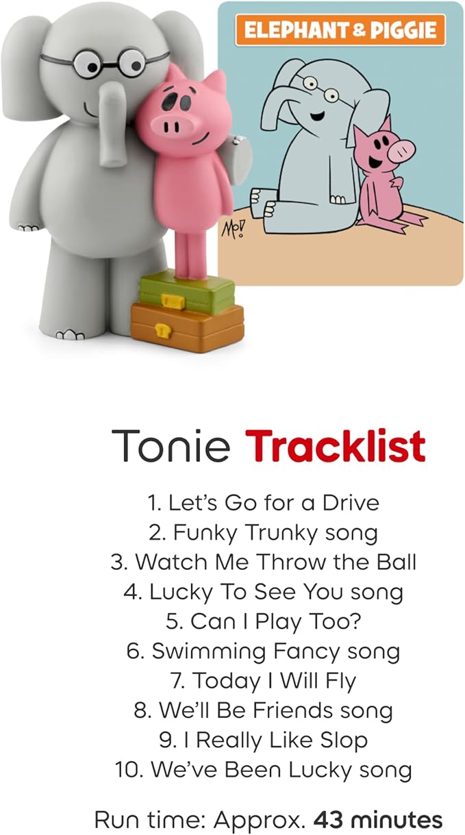 Tonies Mo Willems' Elephant & Piggie Audio Toy Figurine