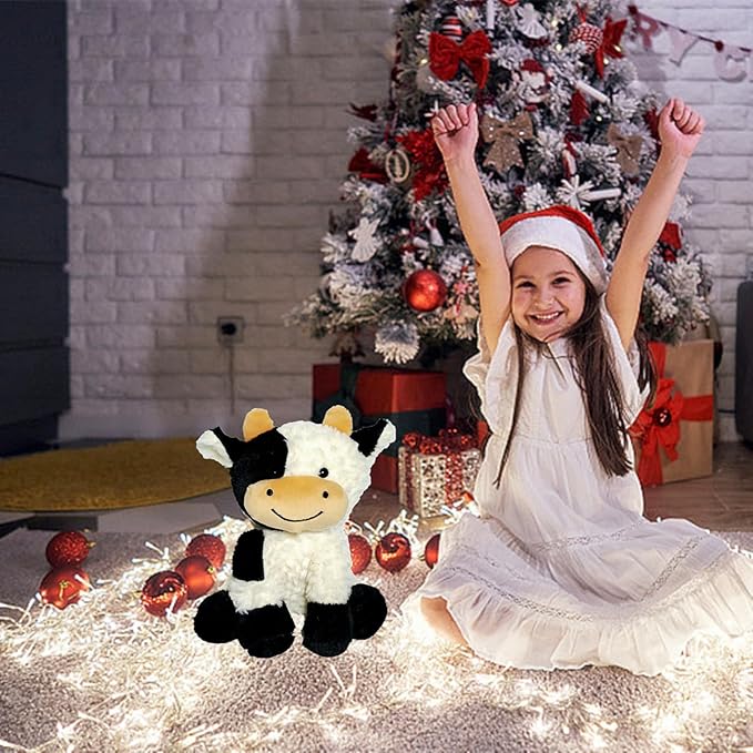 9" Cow Stuffed Animals Plush Doll Kids Boys Girls Animal