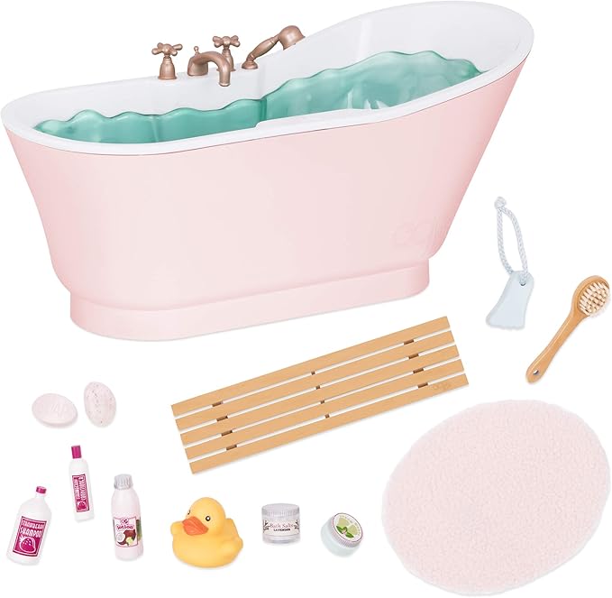 Our Generation by Battat- Bath & Bubbles Deluxe Set for 18" Dolls- Toy, Doll & Accessories for 18" Dolls- Ages 3 Years & Up