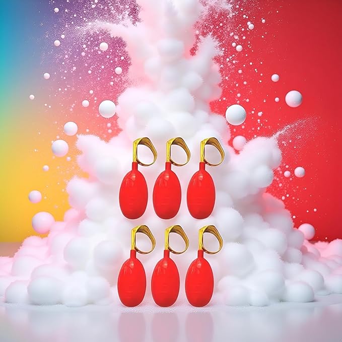 3Pcs Water Squirt Games Water Spray Ring Tricky Games Spoof April Fools' Day Tricky Prank Gag Practical Jokes Novelty and Gag Red