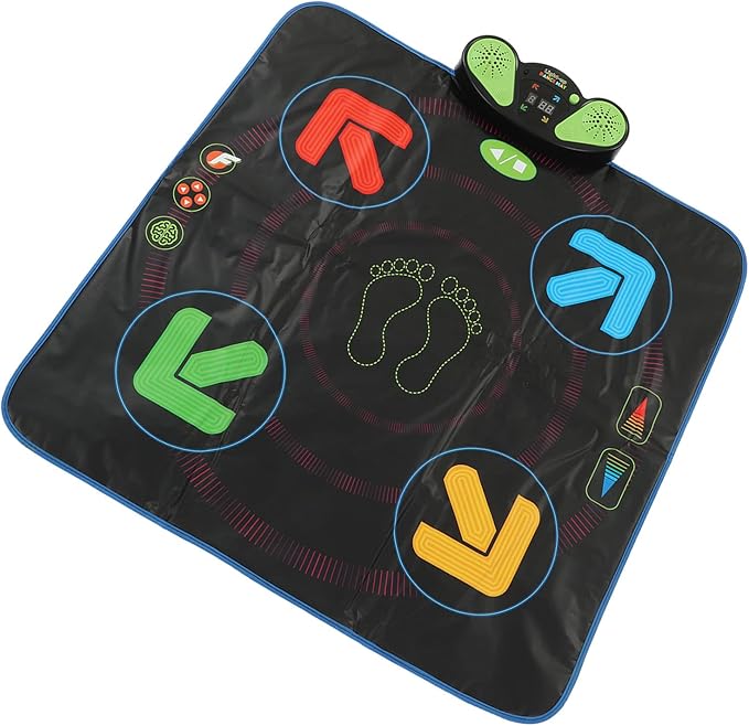 Dance Game Pad,Electric Music Dance Pad Adjustable 3 Game Modes Arrowhead Electronic Foldable Dance Pad Dancer Blanket for Children Kids