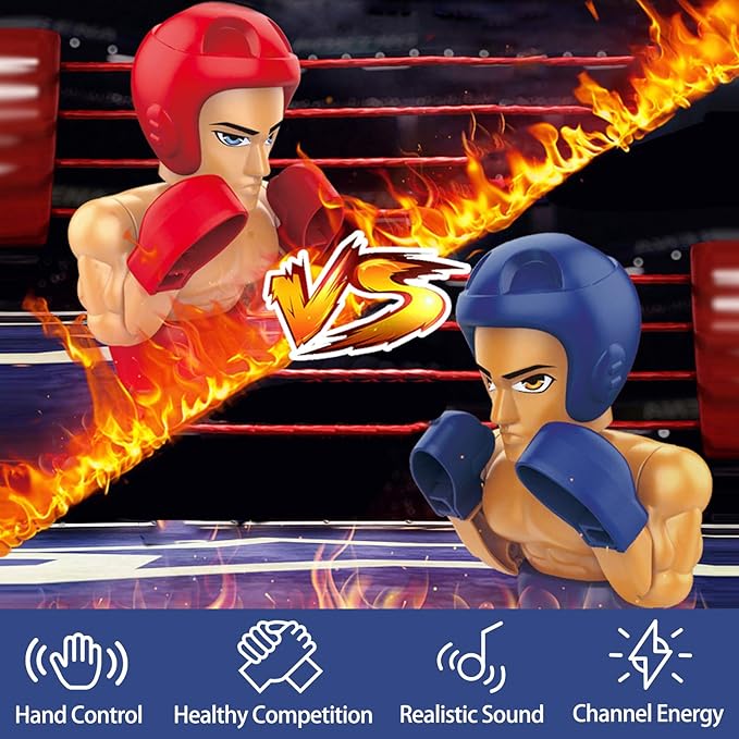 iPlay, iLearn Electronic Boxing Toys, RC Fighting Robots, Kid Board Games, Wrestling Battle Bots, Interactive Punching Boxer, Indoor Sports Playset, Cool Birthday Gift 3 4 5 6 7 8-12 Year Old Boy Teen