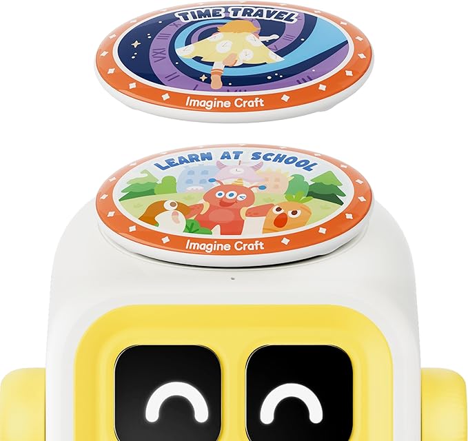 Imagine Craft Story Cards – Magic & Time Adventures 2-Pack for Story Player, 100 Personalized Audio Stories with Fun Quizzes, Screen-Free Learning for Kids, Perfect for Bedtime Play(No Player)
