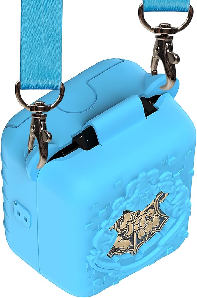 Silicone Case for Bitzee Harry Potter Interactive Digital Pet, Protective Cover for Harry Potter Bitzee Virtual Electronic Pets Accessories (Blue Case)