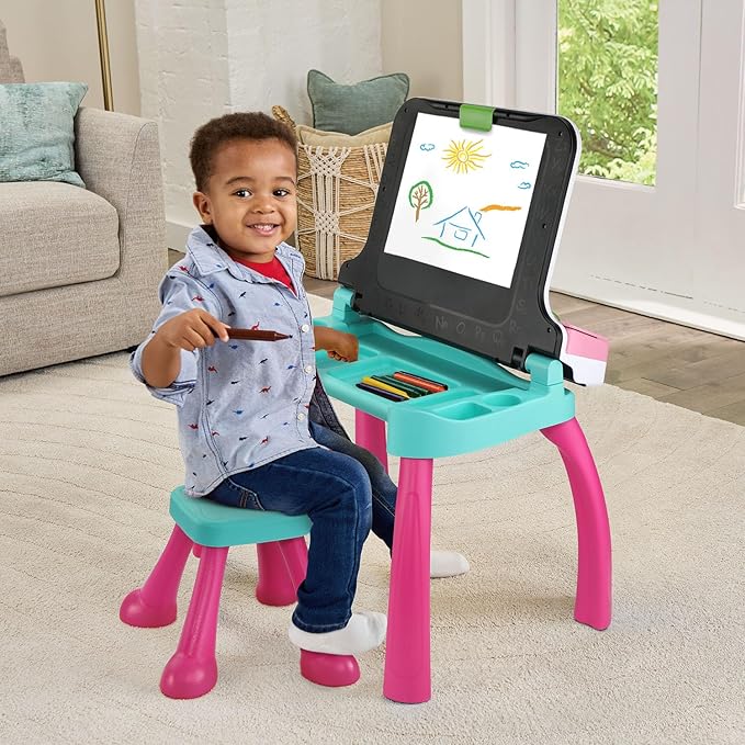 VTech Explore and Write Deluxe Activity Desk (Frustration Free Packaging), Pink