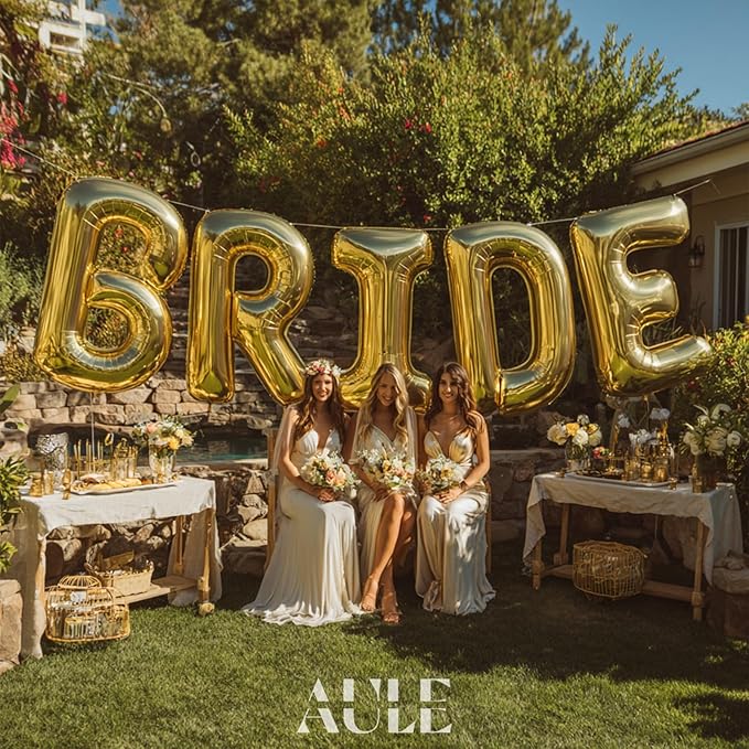 AULE 40 Inch Big Letter Balloon Gold L Large Foil Helium Alphabet Balloons A-Z for Birthday Anniversary Graduation New Year Party Decoration Supplies