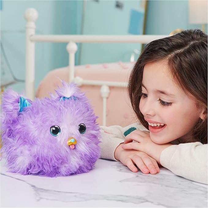 What the Fluff, Pupper-Fluff, Surprise Reveal Interactive Toy Pet With Over 100 Sounds And Reactions, Kids Toys For Girls Ages 5 And up