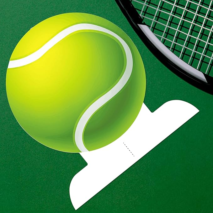C L cooper life Tennis Party Honeycomb Centerpieces for Tennis Ball Birthday Party Decorations Sport Theme Centerpiece Decoration for Sport Theme Baby Shower Supplies
